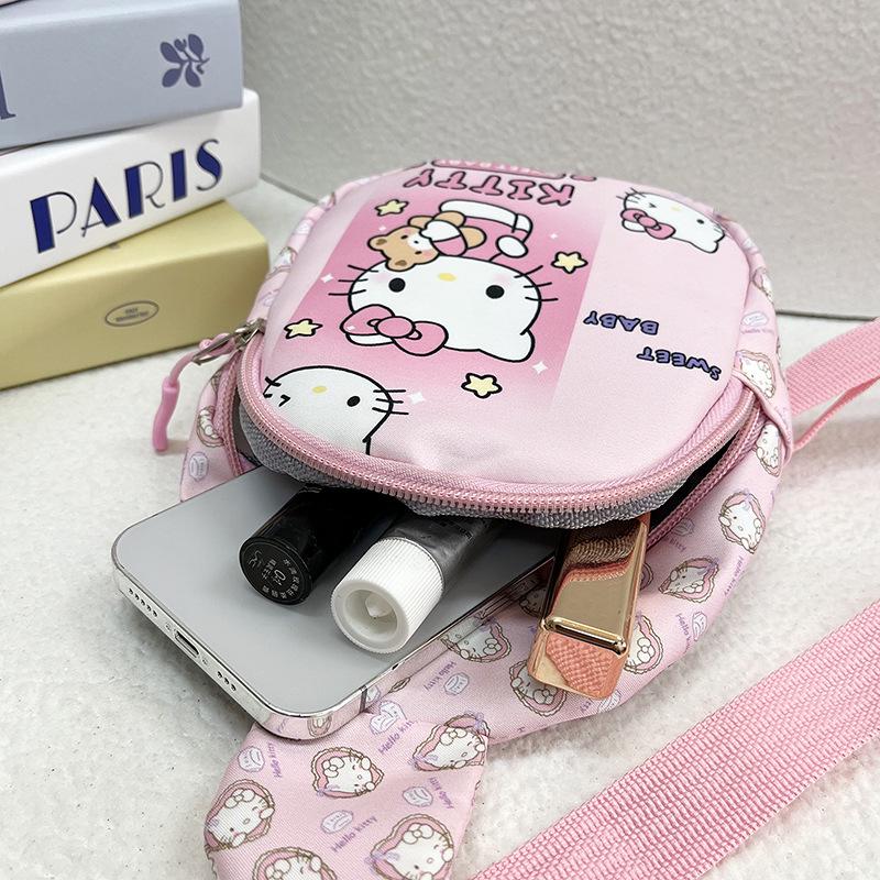 Cartoon Kids' Mini Chest Bag: Lightweight Toddler & Kindergarten Crossbody Backpack for Snacks & Toys