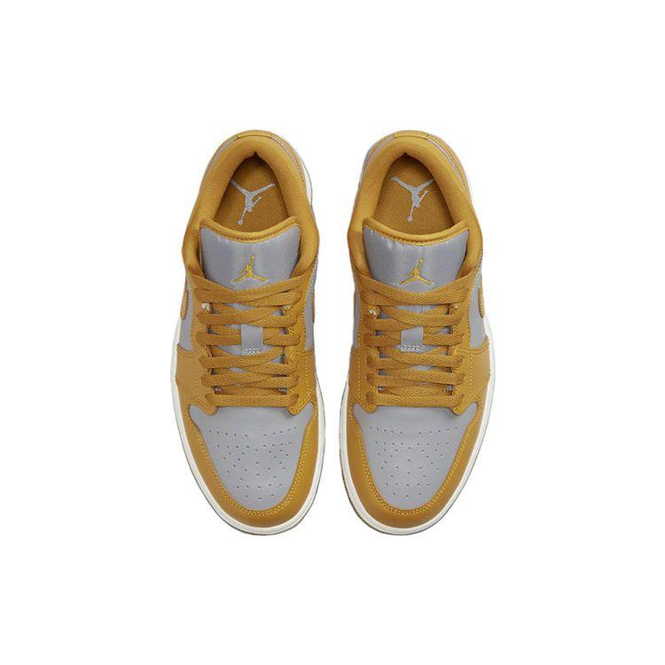 Air Jordan 1 Low Chutney Damen Sneaker Gelb Zementgrau Sail DC0774-020