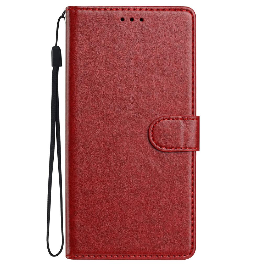 For Xiaomi Redmi Note 13 4G Leather Phone Case Wallet Stand Cover with Handy Strap