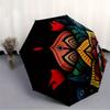 1pc Mandala Abstract Automatic Open 8-Rib Windproof Umbrella, Travel & Commuting, Suitable for All Seasons