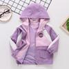 Girls Casual Hardshell Jacket Spring and Autumn Children Handsome Fashion Jacket