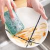 5Pcs Scratch-Free Wood Pulp Dishwashing Sponge Descaling Cleaning Rub  Kitchen Sink Cleaning