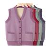 Grandma's Plus Velvet Knit Vest: Cozy Shawl for Middle-Aged and Elderly Women in Spring, Autumn, and Winter