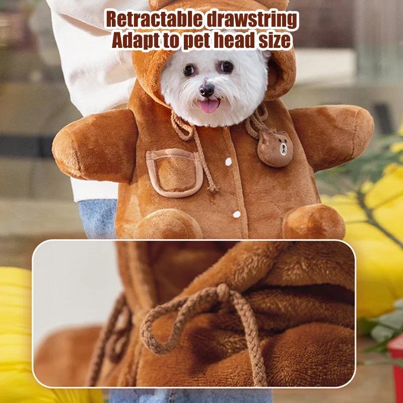 Hundetransporttasche Katzentransporttasche Herbst und Winter Warm und Winddicht Niedliche Umhängetasche Katzenrucksack Haustierbedarf