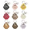 Pet Hair Keepsake Keychain Dog Cat Paw Shape Hair Storage