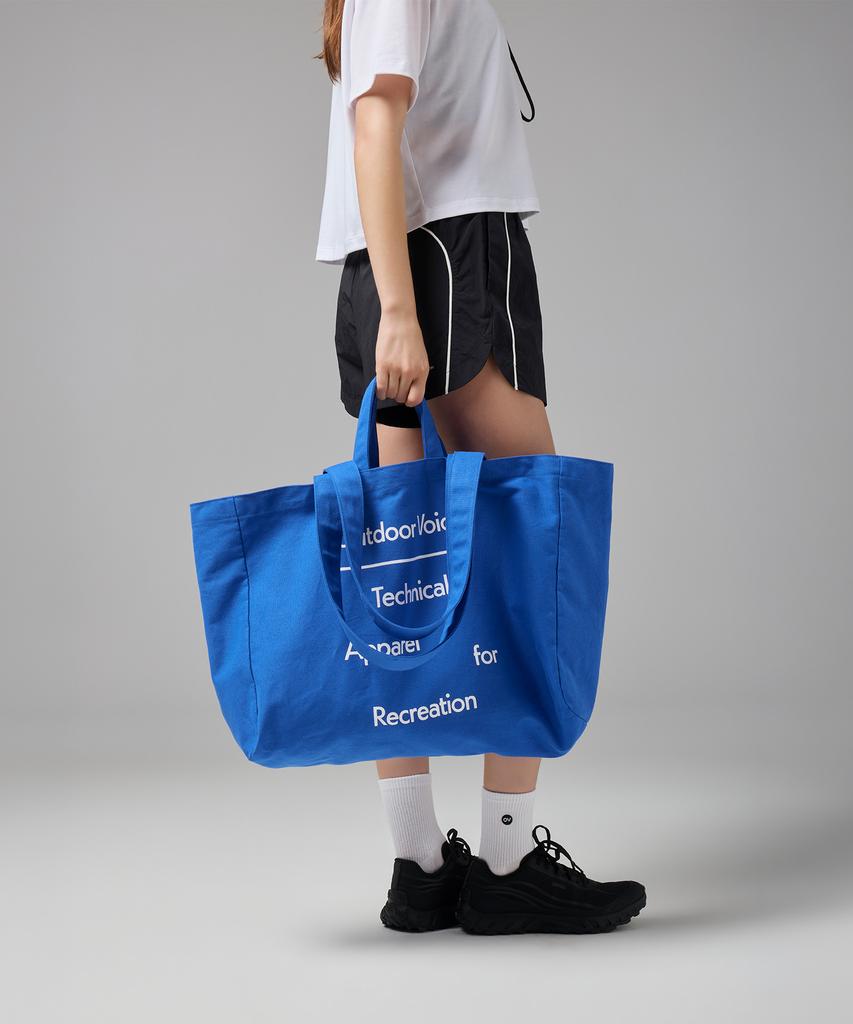 Outdoor Voices Signature Canvas Shoulder Bag (Ov Blue)
