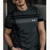 Men's Casual Plus Size Short T-shirt Men's Round Neck Short T-shirt