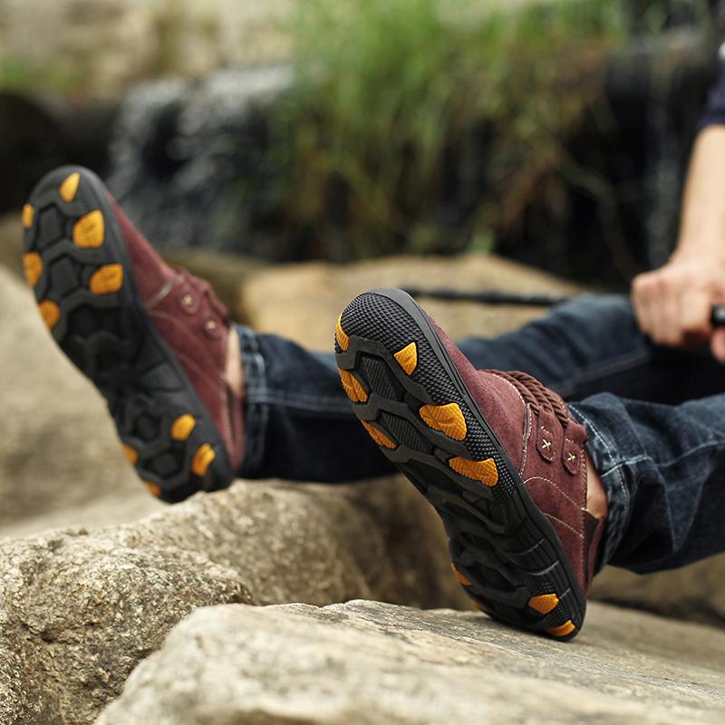 38-48 Men's Leisure Leisure Shoes Rubber Soft Bottom Large Size Men's Leather Driving Shoes