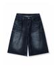 Descheuis Everyday Washed Bermuda Denim Pants Deep Blue (Type A)