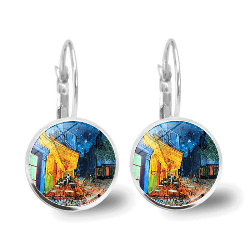 

Vintage And Versatile French Earrings, Fashionable And Exquisite Earrings One Size серебряный