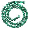 Green Malachite Stone Round Beads 15"Strand Smooth Loose Spacer Beads 4/6/8/10/12mm for Jewelry Making DIY Bracelets Accessories