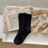 Norkový samet Dlouhé vlasy Ponožky Dámské Podzimní a Zimní spací ponožky Teplé vlněné ponožky Podlahové ponožky Polstrované Ponožky do poloviny lýtek zesílené