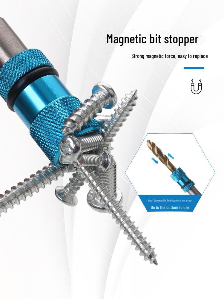 Colorful Quick-Release Magnetic Hex Handle, 6.35mm Diameter, 60mm Length, Detachable Connecting Rod