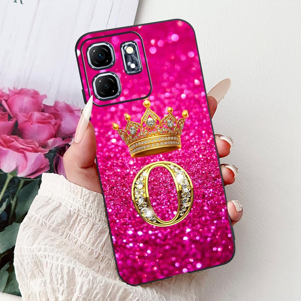 For Infinix Hot 50i Case Stylish Letter Cover X6531 X6531B Soft Silicone Phone Case For Infinix Hot 50i Hot50i Back Cover