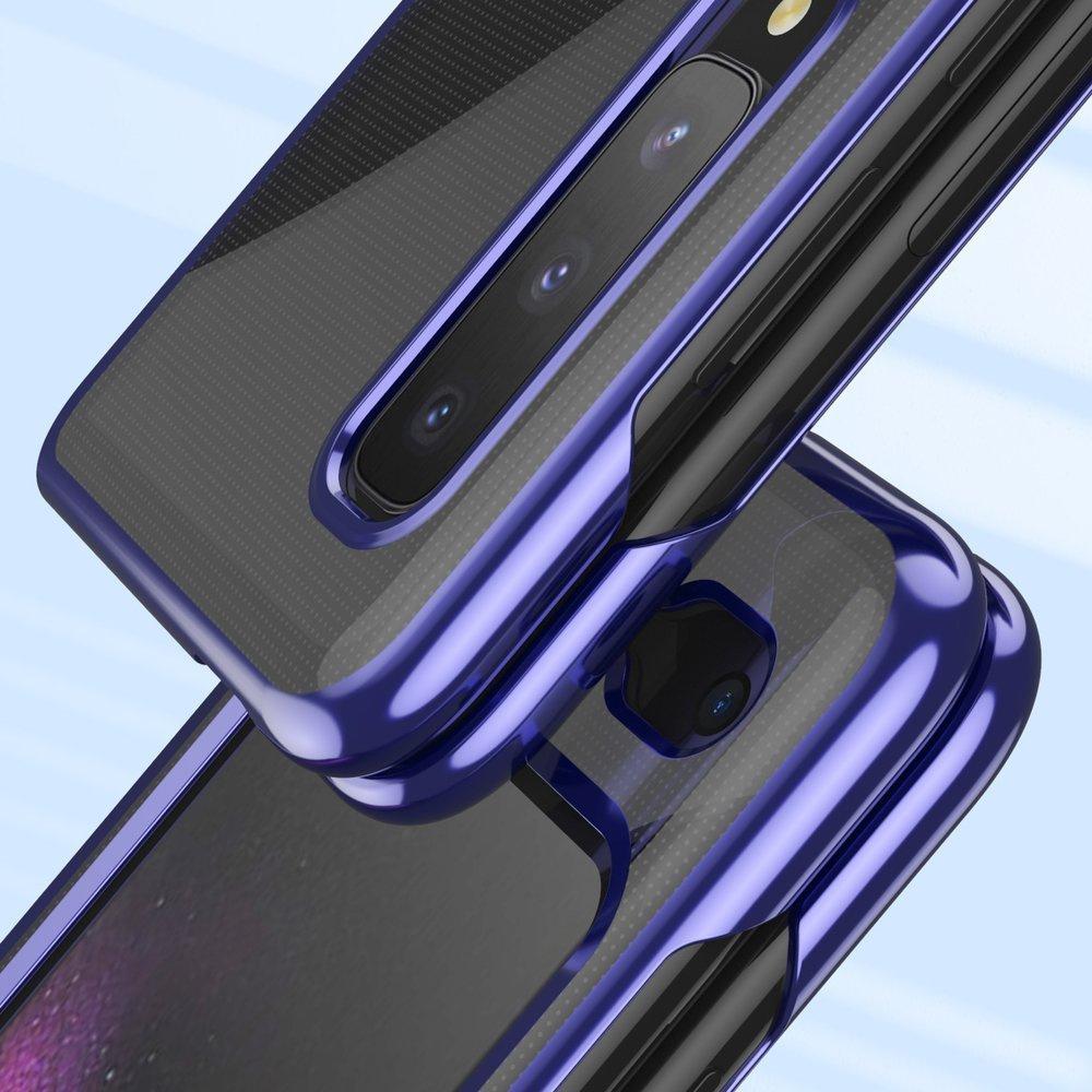 Premium Metallic Frame Blue Case for Samsung Galaxy Fold