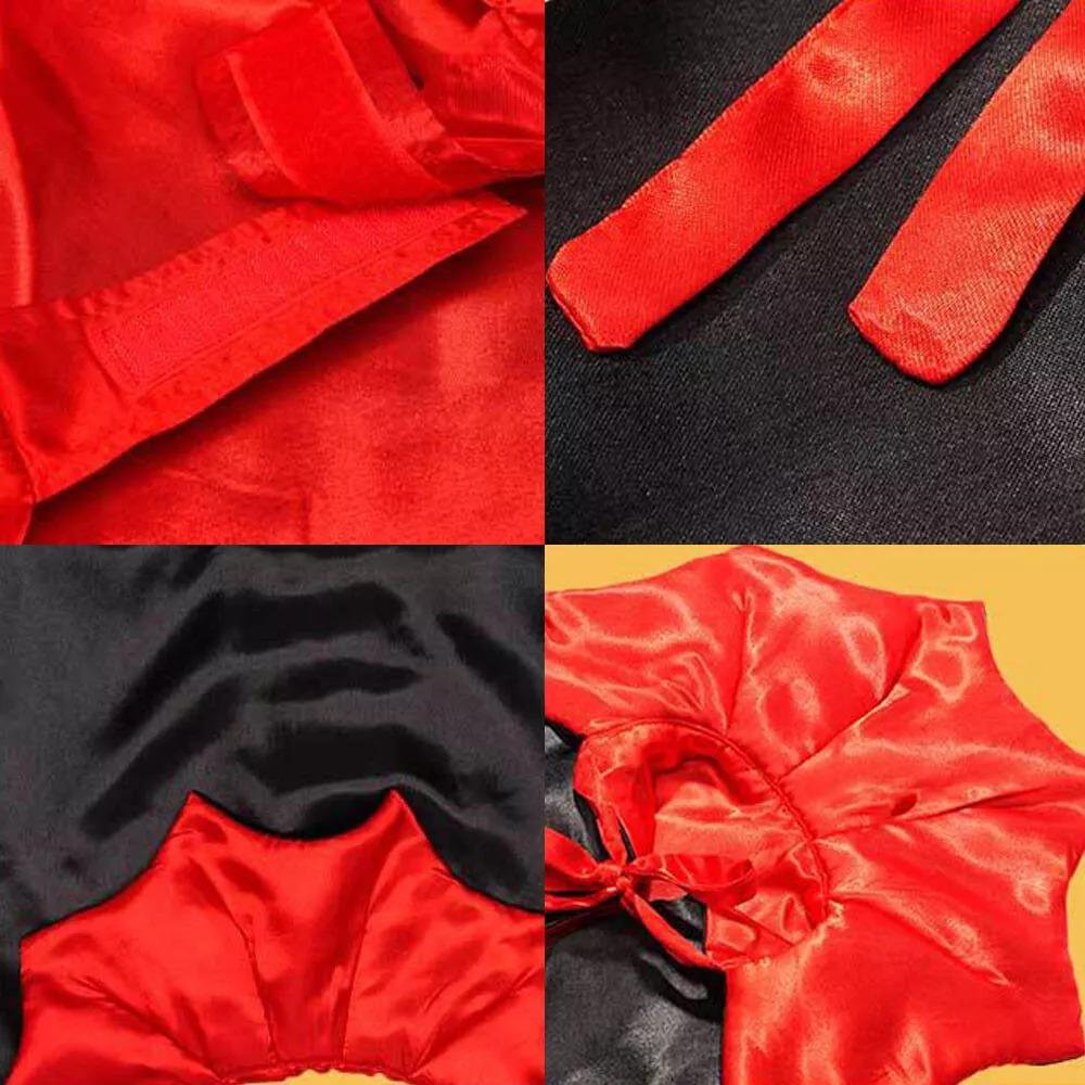 Red Black Pet Cat Vampire Cape Halloween Pet Dog Cloak Hat  Halloween Costume Party Supply