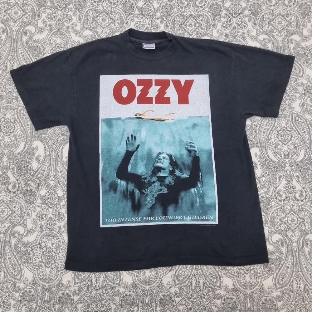 Ozzy Osbourne T Shirt Ozzfest Concert Too Intense For Younger Children