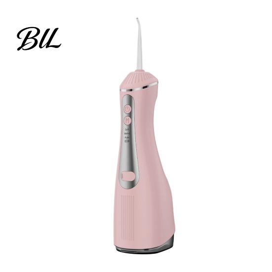 Ergonomic Dental Care Tool Cordless Electric Water Flosser, 3 Pressure Modes And 4 Nozzles Design, 330ml Capacity Daily Teeth Cleaning Tank,
