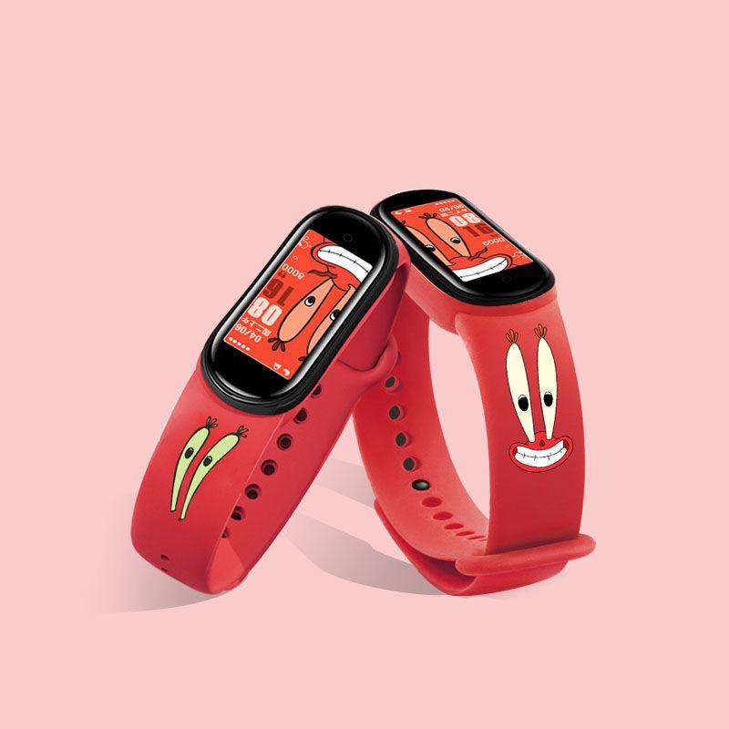 Silikonarmband für Xiaomi Mi Band 3/4/5/6 Verstellbares und bequemes Armband für Sport