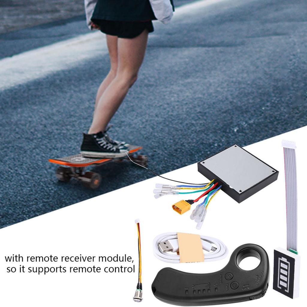 Electric  Controller, Dual Drive Longboard Control Module with 4 Speed Modes, for Electric , ESC Substitution
