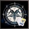 Geometrischer Divinations-Tischdecke Brettspiel Orakel Kartenunterlage Runen-Stützmatte