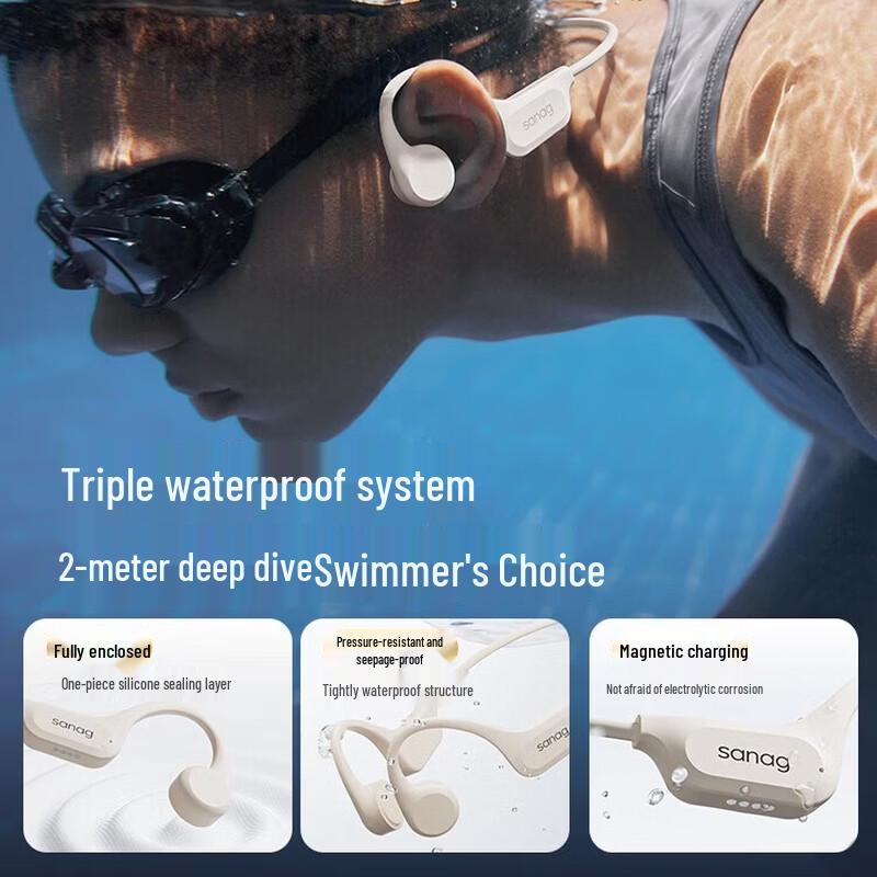 Sanag B60S ProMax Bone Conduction Swimming Earbuds