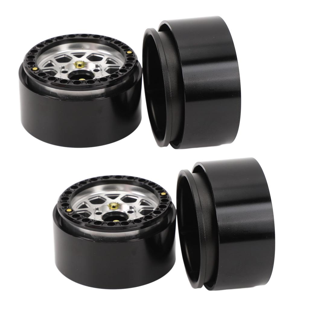 RC Vehicle Wheels Rims Aluminum Alloy 110 Scale 1.9in Metal Wheel Hub for Remote Control Car Model