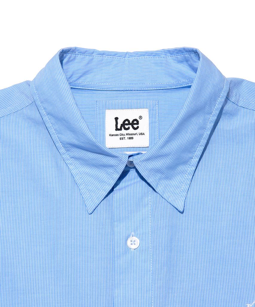 LEE House Logo Poplin Shirt Blue