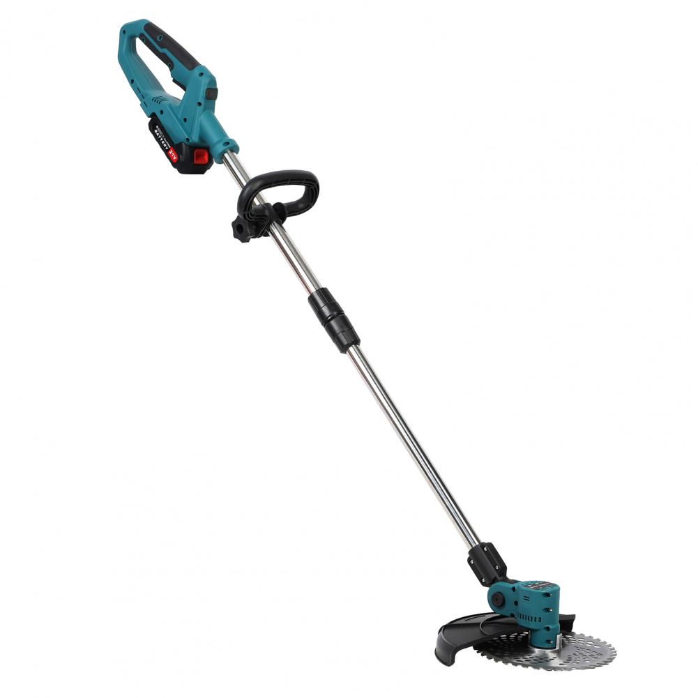 9Inch Brushless Motor Weed Eater Retractable Electric Weed Mower Cordless Trimmer Battery Power Rechargeable Handheld Lawn Mower