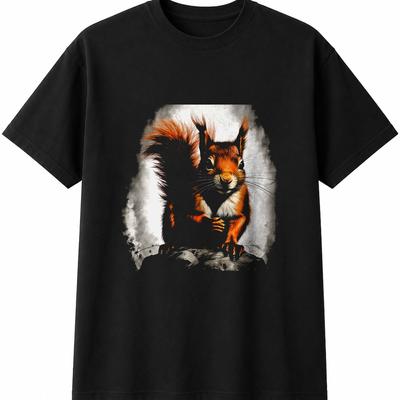 Red Squirrel Mens Womens T-Shirt Wildlife Animal Unisex Novelty Gift Tee Funny