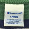 Champion Border Pattern Logo Embroidery Five-quarter sleeve Short sleeve T-shirt Men's Used