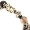 Les Trésors De Lily [D2310] - Black 'Big Bang Crystal' Designer Bracelet