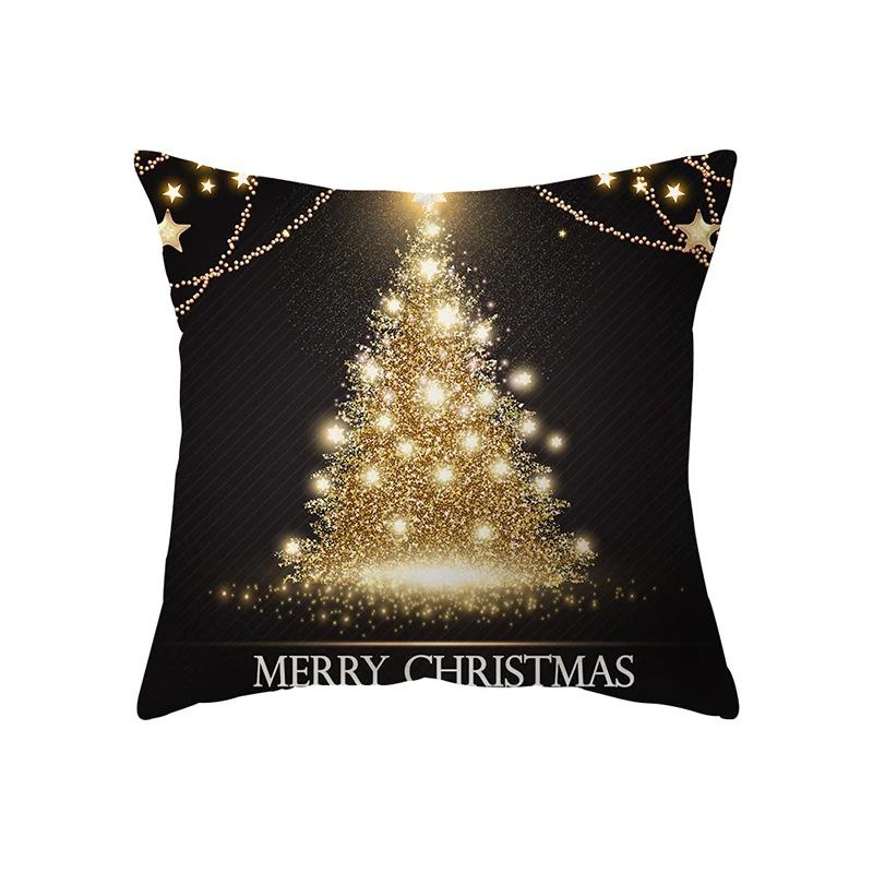 Christmas Themed Pillowcases Car Accessories Office Santa Claus Living Room Sofa Home Pillowcases