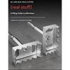 Professional Electrical Box Cutout Cutter For Precise Flush Mount Installations Suitable With Power Drills And Solid Alloy Design