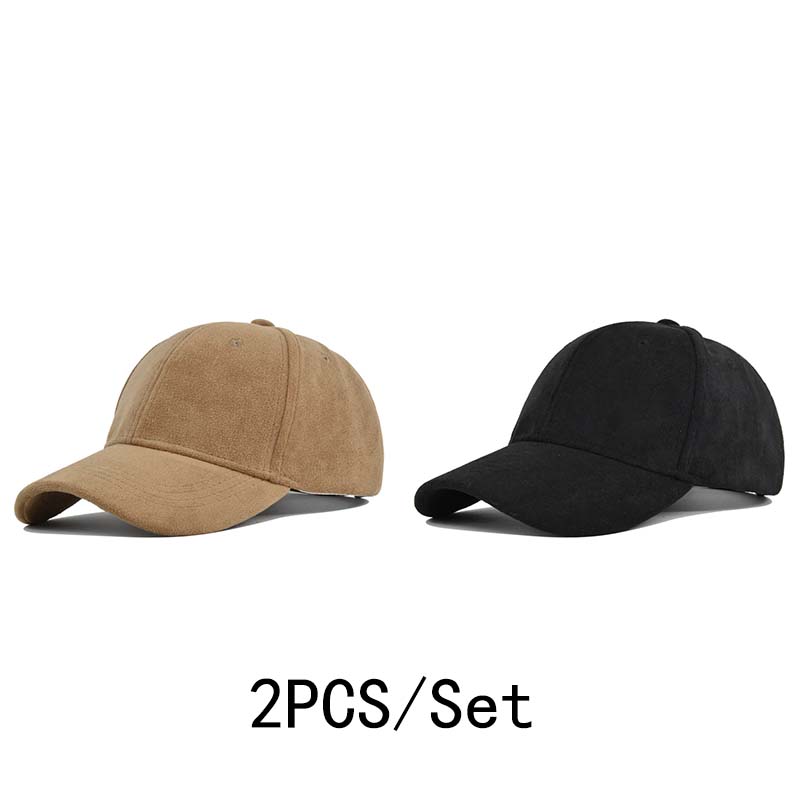 Fashion Baseball Caps For Men Women Autumn Winter Solid Retro Snapback Hip Hop Hat Unisex Street Adjustable Sun Visor Caps