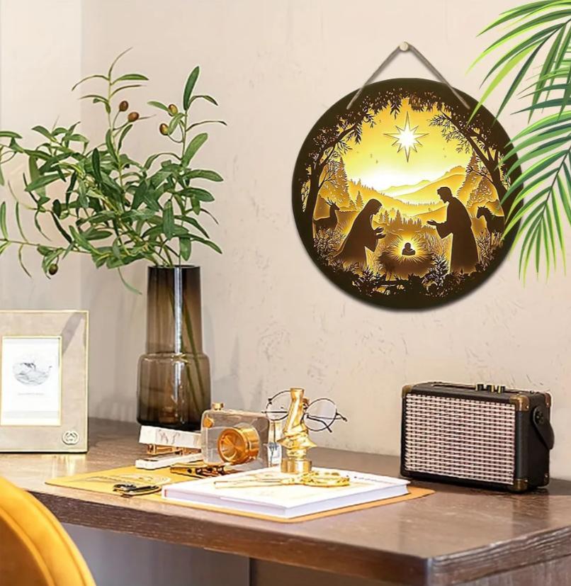 2D Atmosphere Wooden Decorations, Wall Ornaments, Home Decorations, And Doorplates