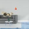 Nordic Metal Wall Art Flower Leaves Sculpture And Figurine Ornament Decorative Artwork for Dining