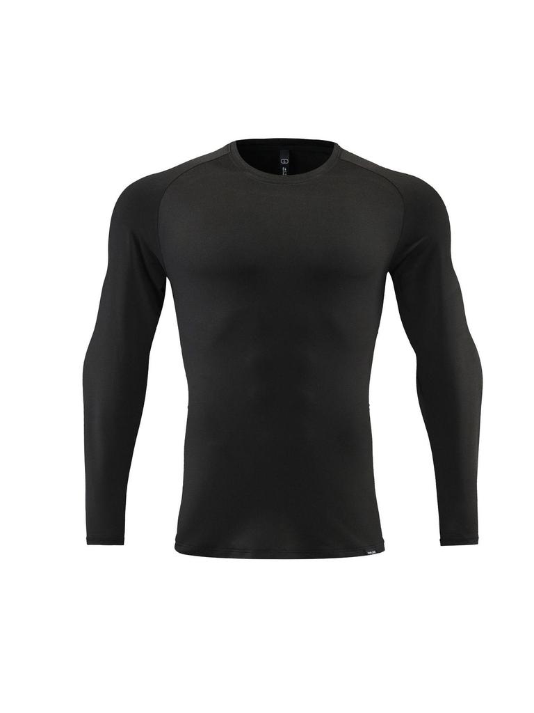 Di Jia Herren Schnelltrocknendes Langarm-Sonnenschutzshirt zum Laufen, für Fitness und zum Bergsteigen