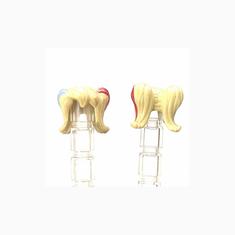 City Building Blocks Body Character Clothing Accessories Helmet Hat Colorful Hair Hairstyle Mini Brick Compatible Toy Gift X040