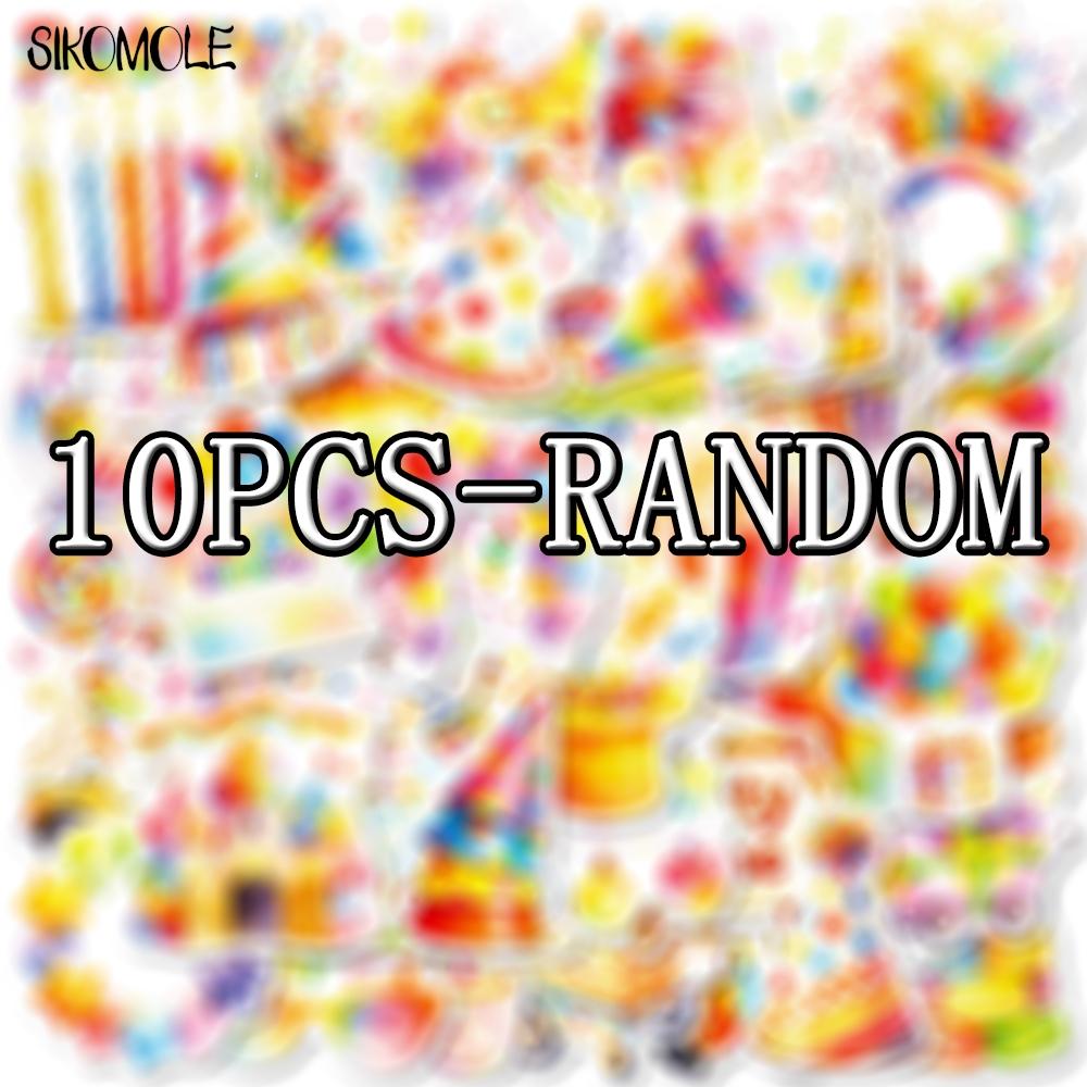 103056PCS Birthday Party Graffiti Stickers Balloon Cake Candy Elements DIY Toys Guitar Luggage Suitcase Graffiti Sticker