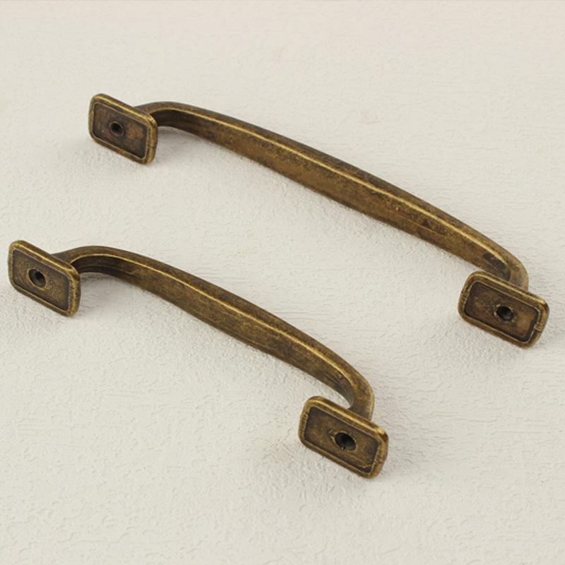 American Furniture Dresser Drawer Handle Kitchen Cabinet Bronze Closet Handle Wardrobe Door Aged Gold Bronze Handle Pulls