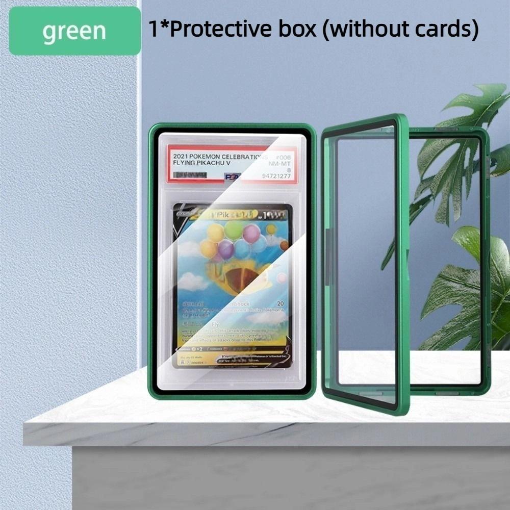 Aluminium Frame PSA/CGC Graded Cards Protector UV Protection Magnetic Case Card Display