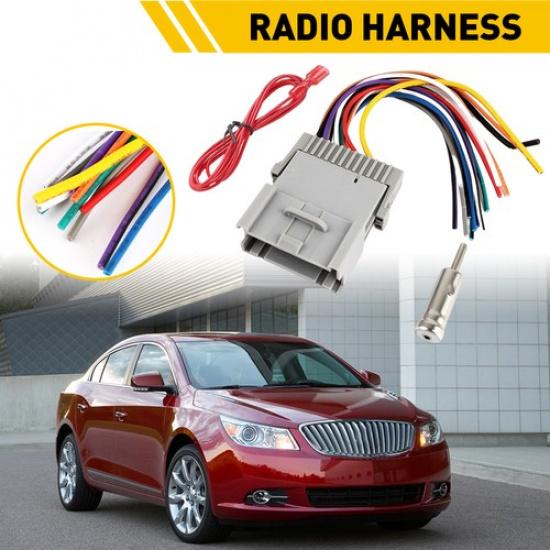 Radio Stereo tall Car Harness Wire Cable Adapter for Buick Chevy Hummer GMC