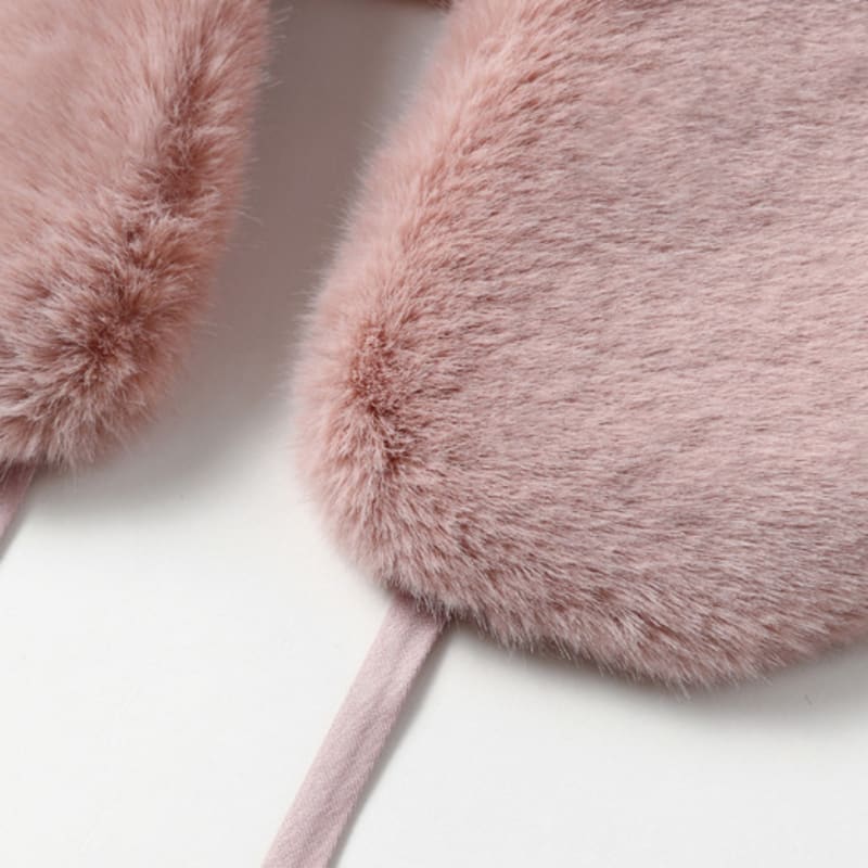 LALA Fellband-Schal - Rosa