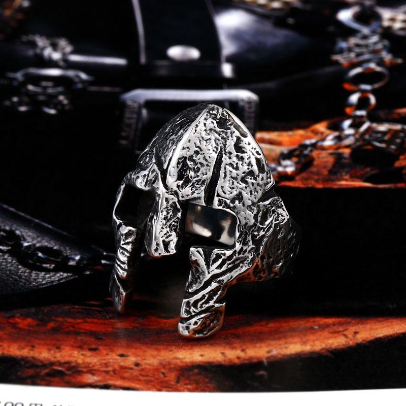 Beier New Store 316L Stainless Steel Ring High Quality Rome Halloween Party Punk Men Fashion Jewelry