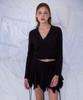 ROSEFRANTZ Lace Line Wrap Long Sleeve [Black]