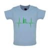 Herzschlag Cricket - Baby Kinder Jungen Mädchen Unisex T-Shirt / Strampler - Liebe Spieler Cricketer Ashes Tour