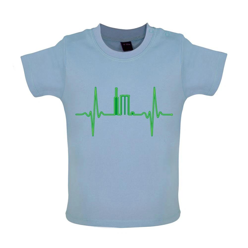 Heartbeat Cricket - Baby Kids Boys Girls Unisex T-Shirt / Babygrow - Love Player Cricketer Ashes Tour 150