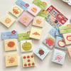 Non-Adhesive Notepad Decorative Food Themed Notepad Japanese Memo Japanese Mini Memo Pad For Office Workers On-The-Go Message