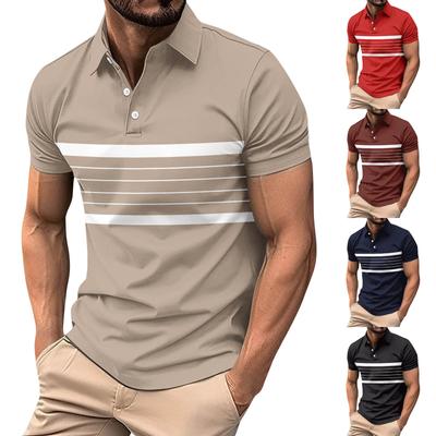 Men's Summer Leisure Culture Breathable Short Sleeved Shirt Top